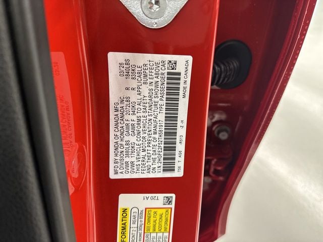 2026 Honda Civic Sport