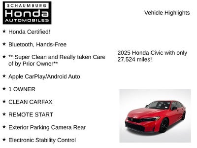 2025 Honda Civic Sport