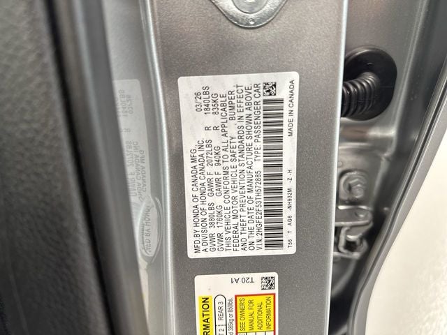 2026 Honda Civic Sport