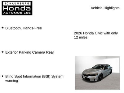 2026 Honda Civic Sport