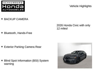2026 Honda Civic Sport