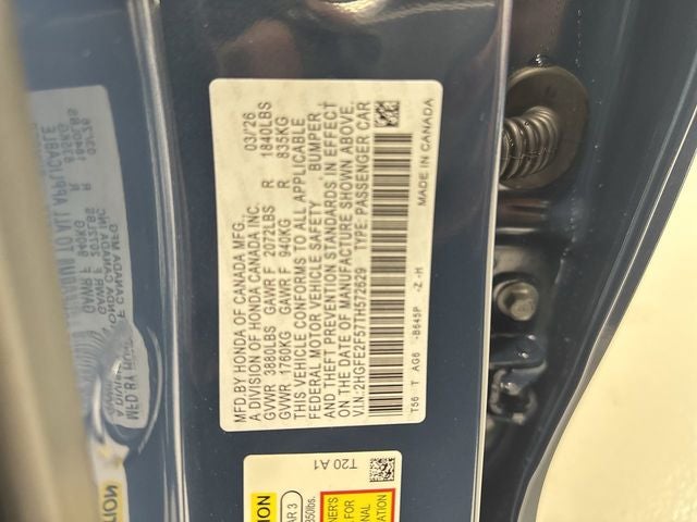 2026 Honda Civic Sport