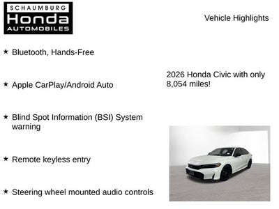 2026 Honda Civic Sport