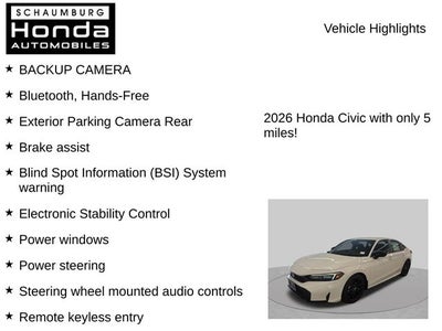 2026 Honda Civic Sport