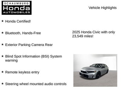 2025 Honda Civic Hybrid Sport
