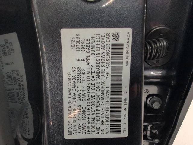 2026 Honda Civic Hybrid Sport Touring