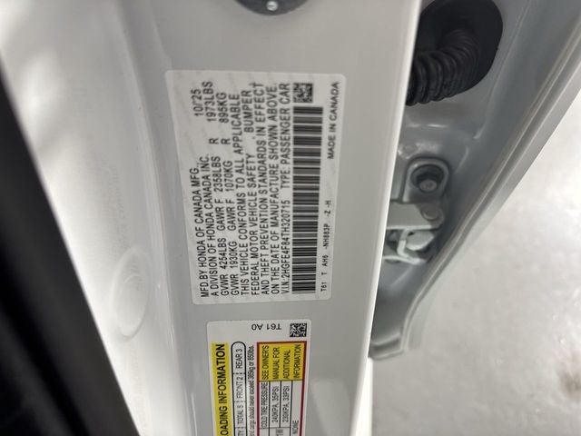 2026 Honda Civic Hybrid Sport