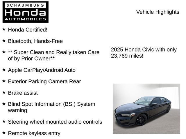 2025 Honda Civic Hybrid Sport