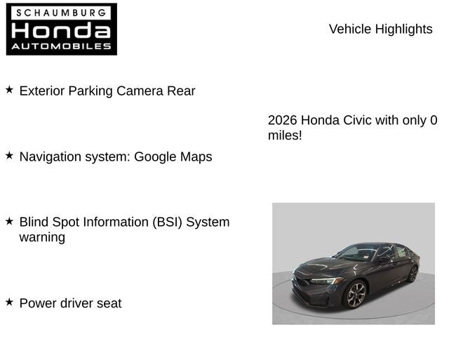 2026 Honda Civic Hybrid Sport Touring