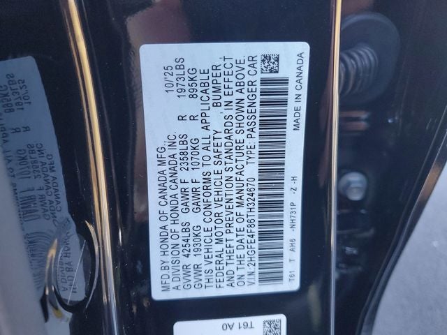 2026 Honda Civic Hybrid Sport