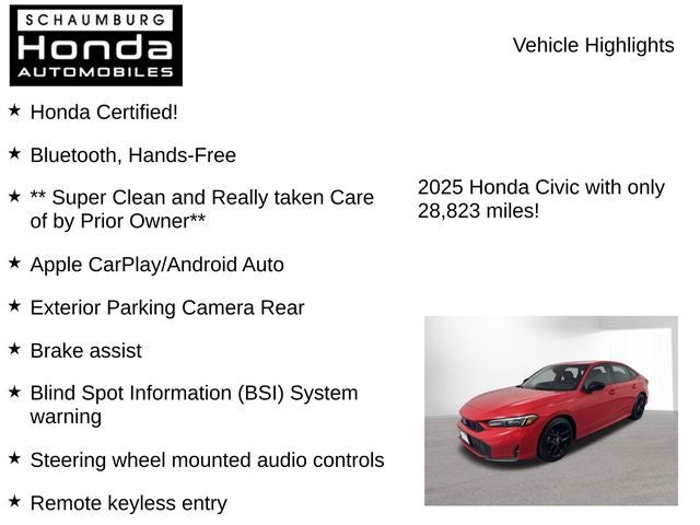 2025 Honda Civic Hybrid Sport