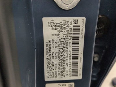 2026 Honda Civic Hybrid Sport Touring