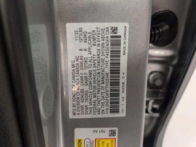 2026 Honda Civic Hybrid Sport Touring