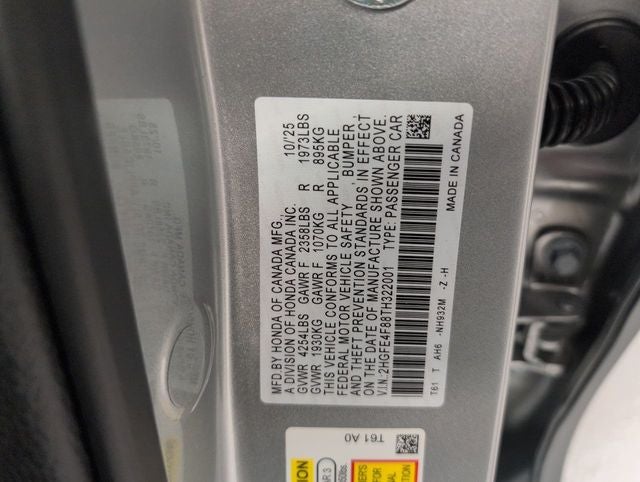 2026 Honda Civic Hybrid Sport