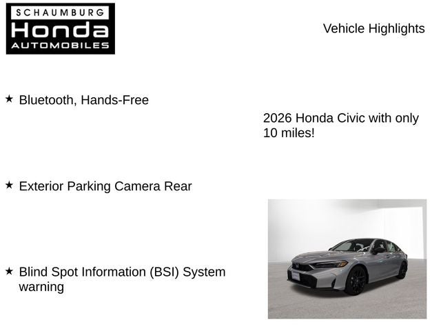 2026 Honda Civic Hybrid Sport