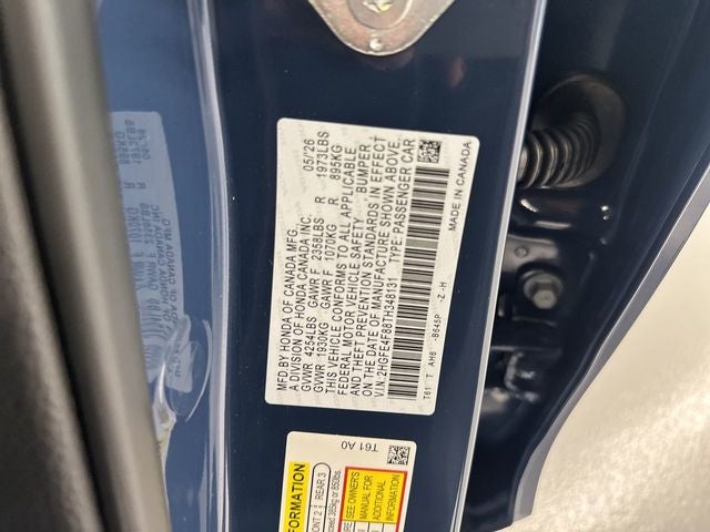 2026 Honda Civic Hybrid Sport
