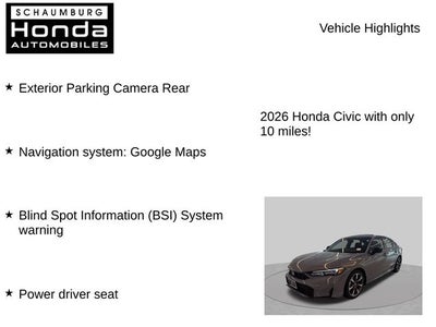 2026 Honda Civic Hybrid Sport Touring