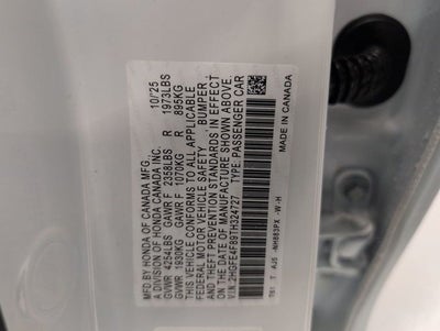 2026 Honda Civic Hybrid Sport Touring