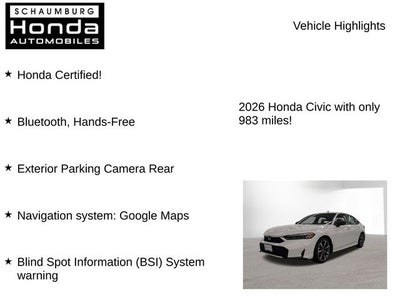 2026 Honda Civic Hybrid Sport Touring