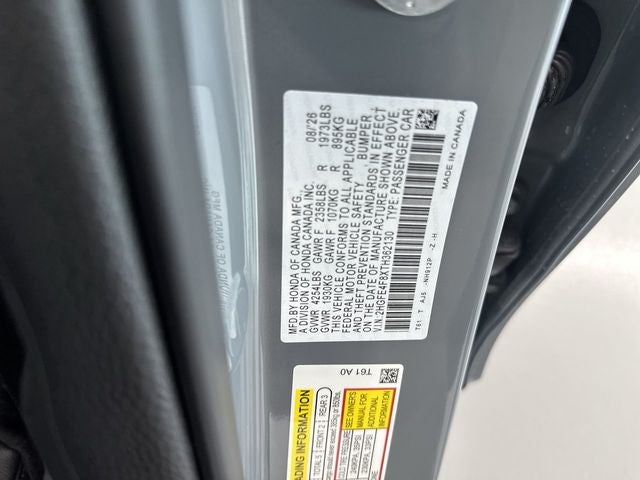 2026 Honda Civic Hybrid Sport Touring