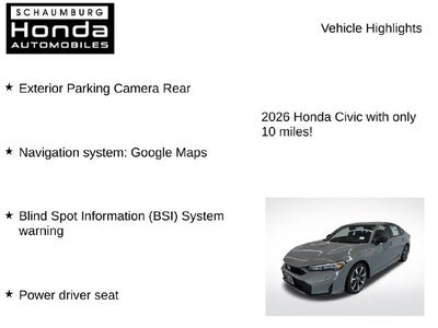 2026 Honda Civic Hybrid Sport Touring