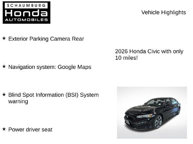 2026 Honda Civic Hybrid Sport Touring