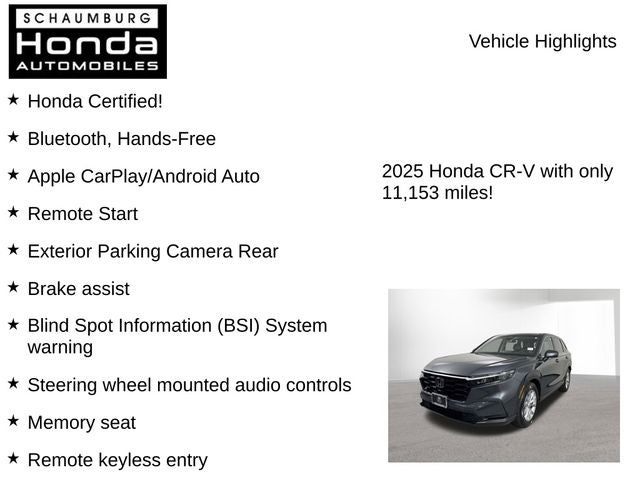 2025 Honda CR-V EX-L