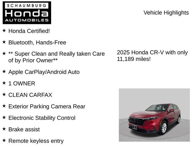 2025 Honda CR-V LX