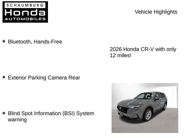 2026 Honda CR-V EX