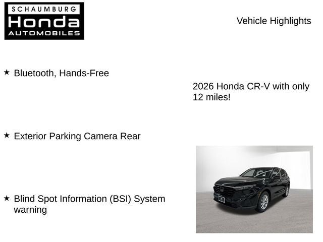 2026 Honda CR-V EX