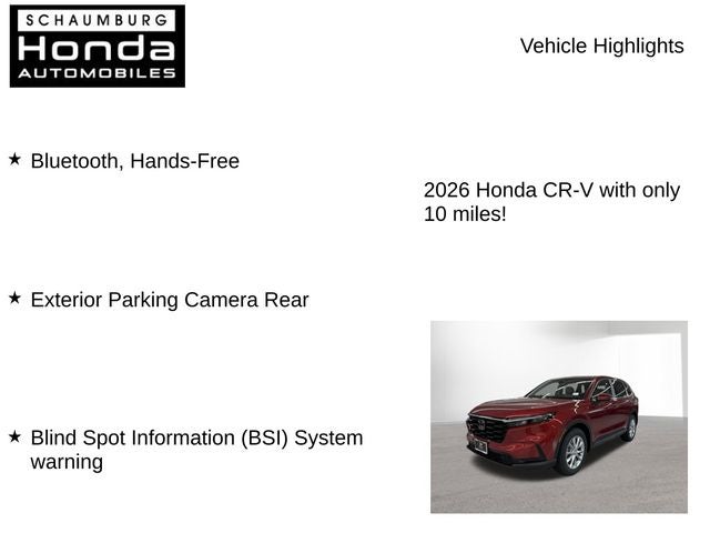 2026 Honda CR-V EX