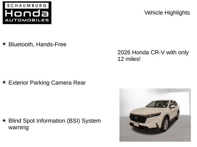 2026 Honda CR-V EX