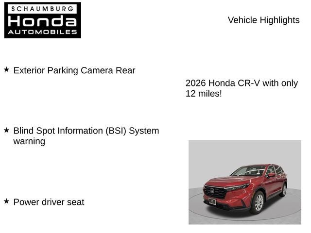 2026 Honda CR-V EX