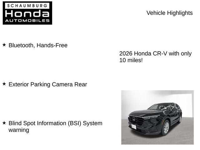 2026 Honda CR-V EX