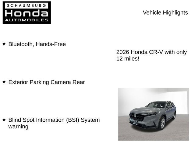 2026 Honda CR-V EX