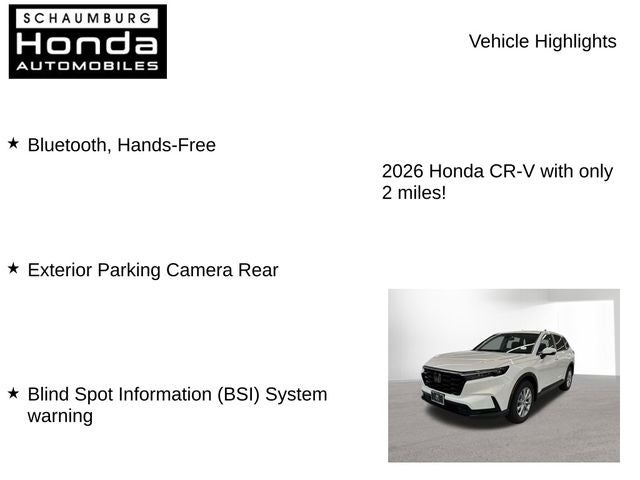 2026 Honda CR-V EX