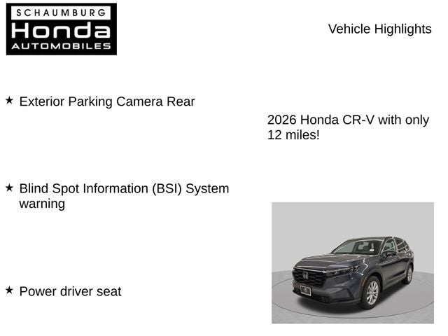 2026 Honda CR-V EX