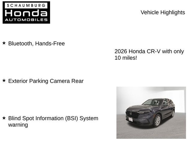 2026 Honda CR-V EX