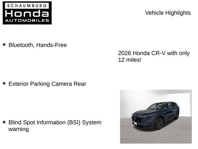 2026 Honda CR-V EX-L