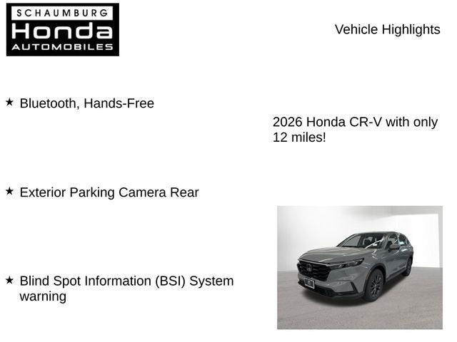 2026 Honda CR-V EX-L