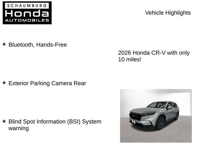 2026 Honda CR-V EX-L