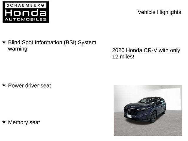 2026 Honda CR-V EX-L