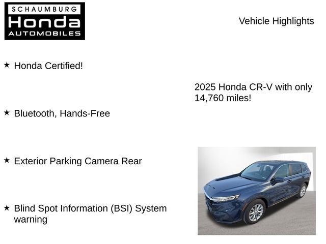 2025 Honda CR-V EX-L