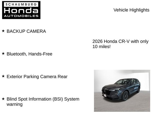 2026 Honda CR-V EX-L