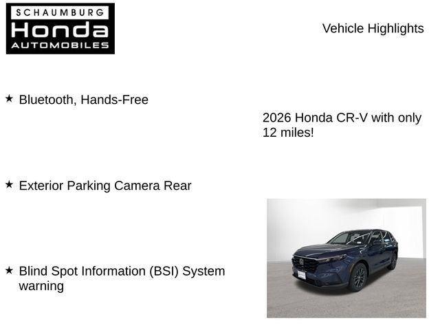 2026 Honda CR-V EX-L