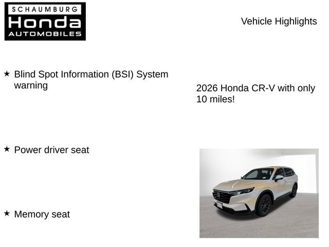2026 Honda CR-V EX-L