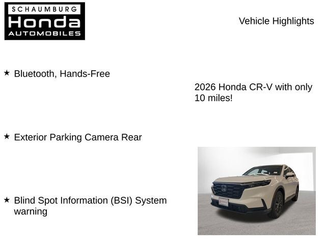 2026 Honda CR-V EX-L