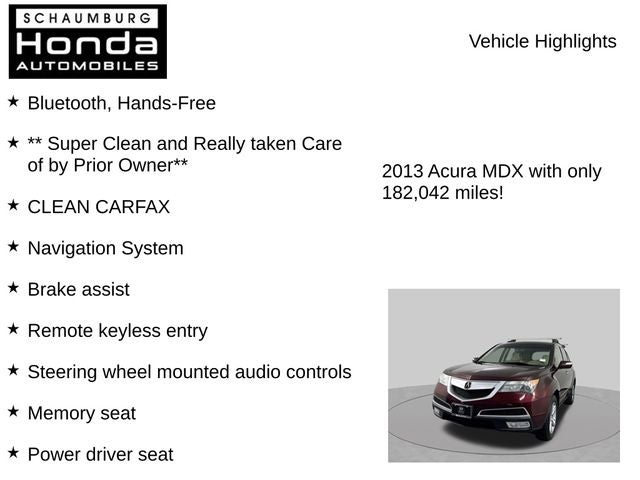 2013 Acura MDX Technology SH-AWD