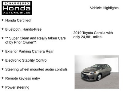 2019 Toyota Corolla LE