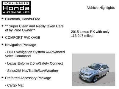 2015 Lexus RX 350 F Sport